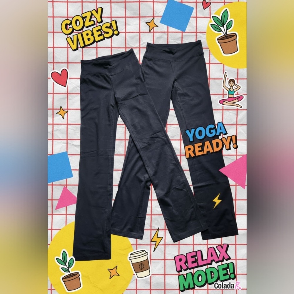 2 For $16 - Woman Black Yoga Pants